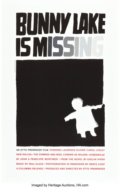 Bunny Lake is Missing (Art Krebs Screen Studio, 1965)