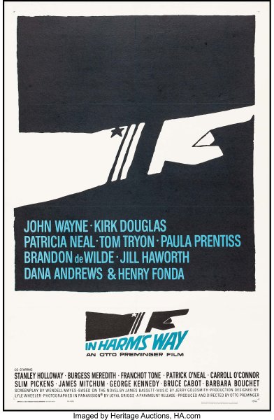 In Harm's Way (Paramount, 1965). One Sheet