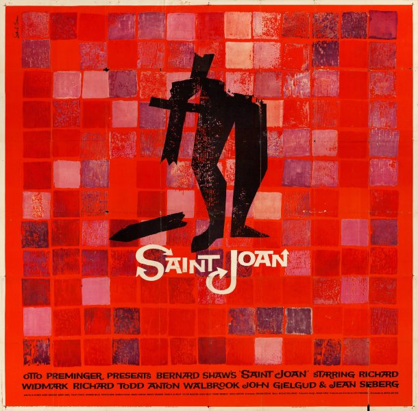 Saint Joan (United Artists, 1957) Six Sheet