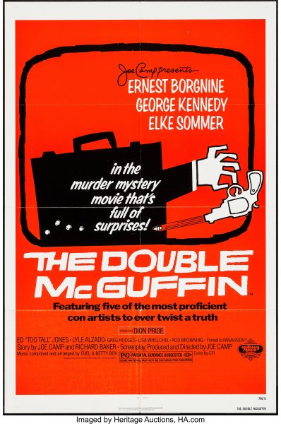 The Double McGuffin by Saul Bass (Mulberry Square Releasing, 1979). One Sheet 02