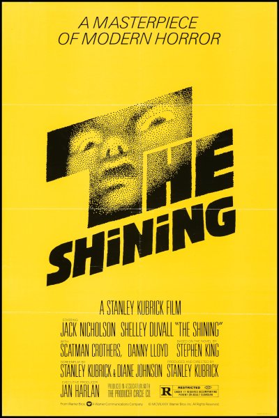 The Shining (Warner Bros., 1980) - One Sheet - Saul Bass Artwork