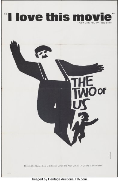 The Two of Us (Cinema V, 1968) One Sheet - Saul Bass Artwork