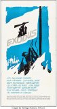 Exodus (United Artists, 1960). Three Sheet Poster