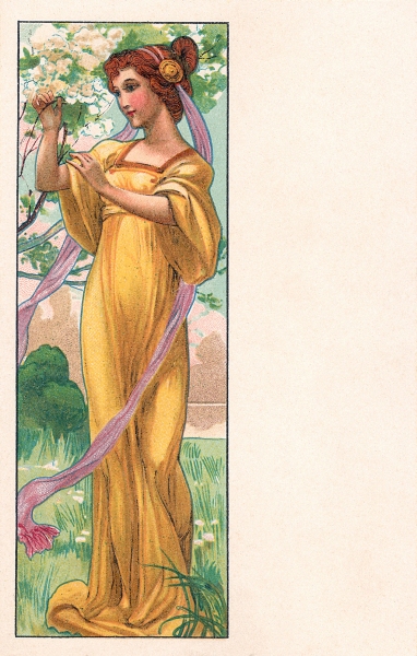 Art Nouveau Postcard