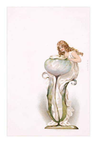 Art Nouveau Postcard