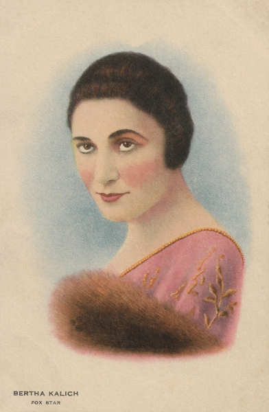Postcard of Film Star Bertha Kalich