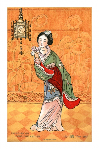 Chinese Lady Postcard