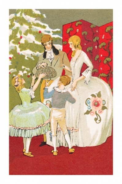 Family Italian Christmas Card Published in Milan