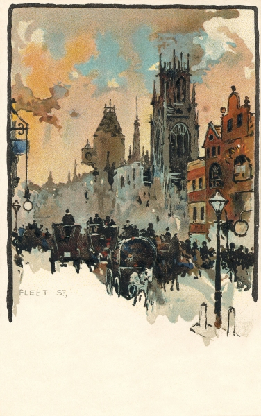 Fleet Street Postcard