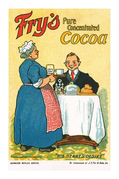 Frys Cocoa Postcard