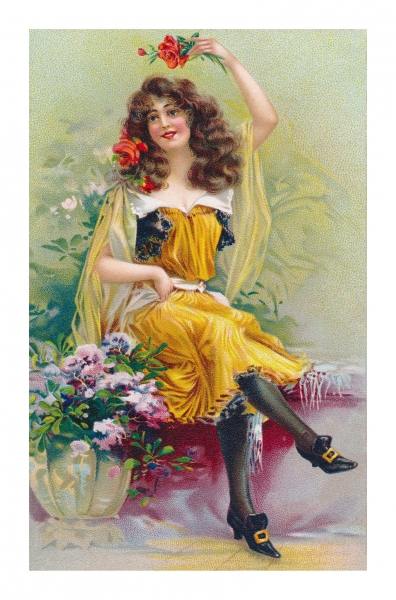Glamour Postcard