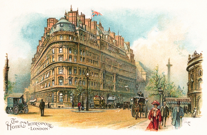 Hotel Metropole London Postcard