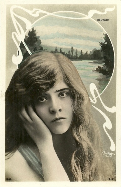 Jeanne Delvair Postcard