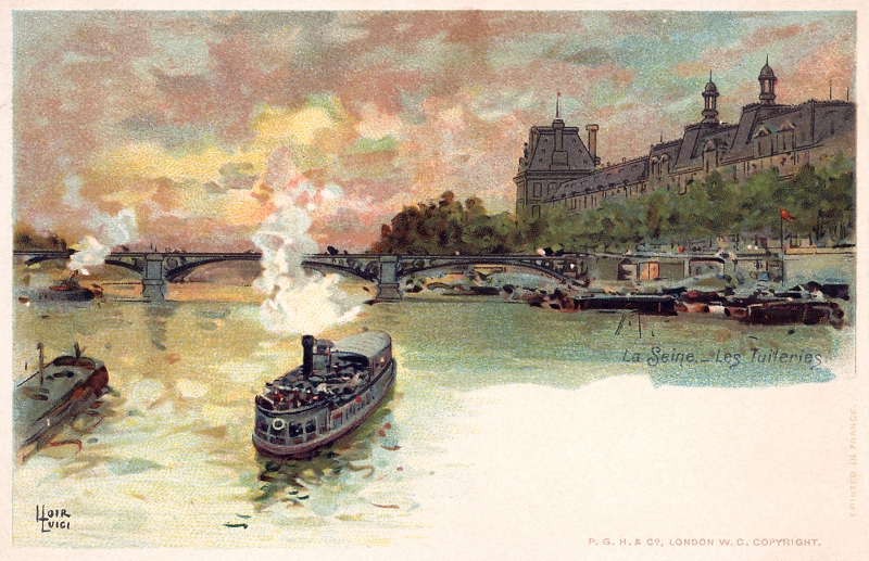 La Seine Paris Postcard