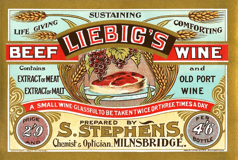 Liebigs Beef Wine Handbill