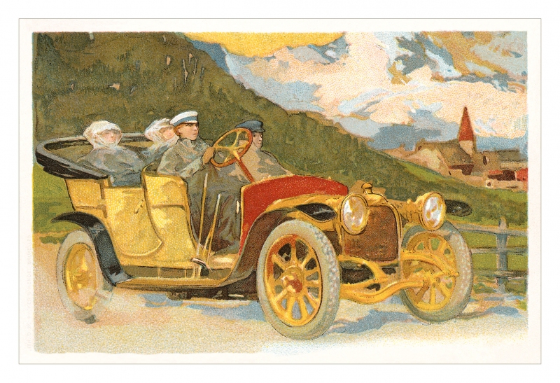 Motoring Postcard Germany