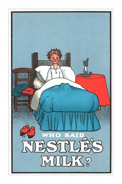 Nestlés Milk Postcard 1914