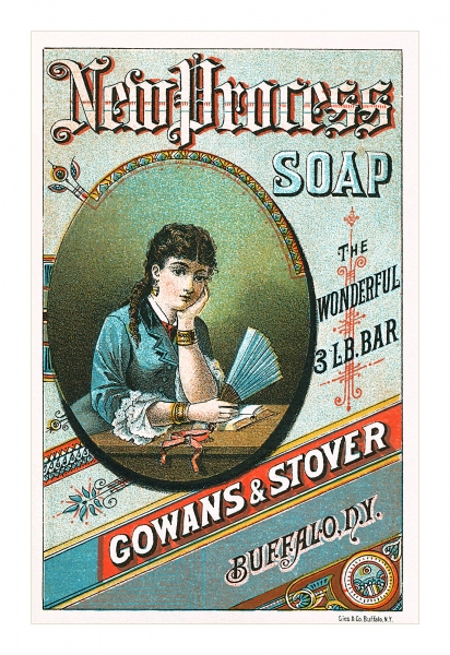 New Process Soap Trade Card