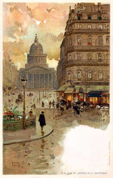 Panthéon Paris Postcard