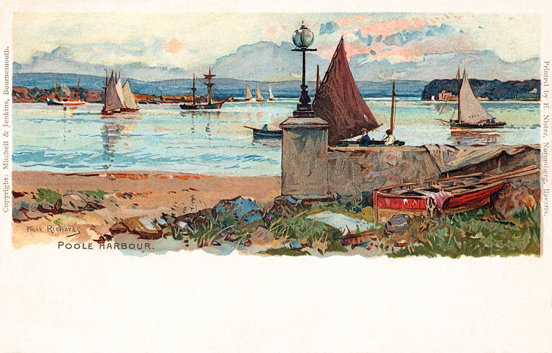 Poole Harbour Dorset Postcard