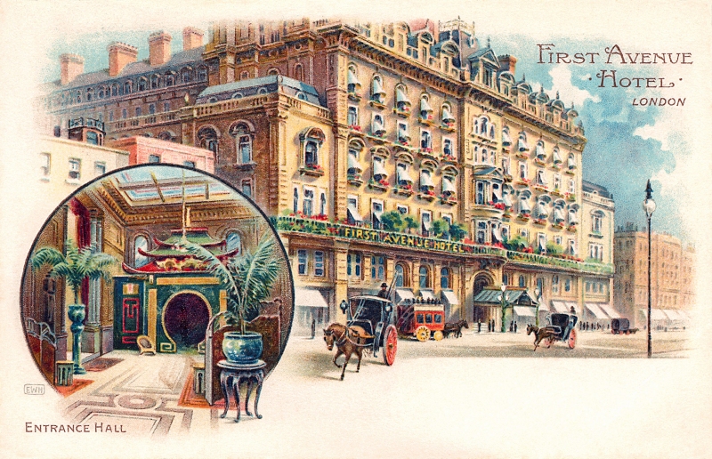 Postcard of First Avenue Hotel London