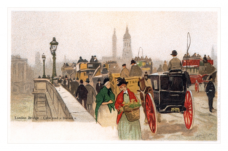 Postcard of London Bridge