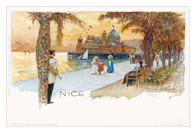 Postcard of Nice, France
