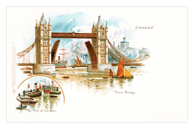 Tower Bridge Postcard