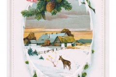 A Vintage Merry Christmas Postcard