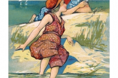 Bathers Postcard