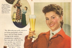 Blatz Beer "Blatz is Milwaukee's Finest Beer" Advertisement (1949)