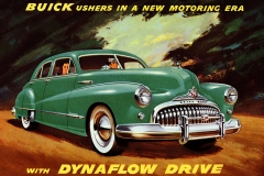 "Buick Ushers in a New Motoring Era with Dynaflow Drive" Buick Advertisement