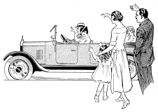 Detail from a 1923 Standard Cars Advertisement
