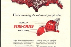 Fire Chief Gasoline Texaco Advertisement