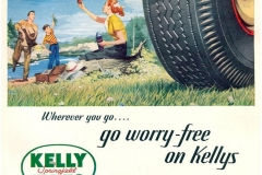 Kelly Springfield Tires Advertisement (1951)