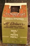 Al Steiner's - 499 Chestnut Street Chedarhurst, Long Island, NY Matchbook cover