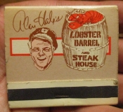 Alan Hale's Lobster Barrel and Steak House Matchbook (front)