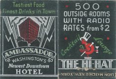 Ambassador Hotel Matchbook