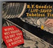 B.F. Goodrich Life-Saver Tubeless Tires Matchbook (back)