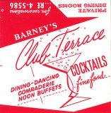 Barney's Club Terrace, Appleton, Wisconsin Matchbook