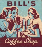 Bill's Coffee Shop & Soda Bar - Toronto, Canada - Matchbook (back)