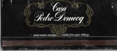 Casa Pedro Domecq Matchbook (front)