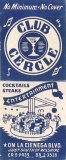 Club Cercle, Los Angeles Matchbook