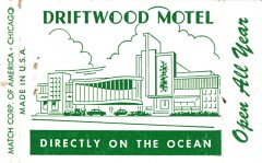 Driftwood Motel, Miami Beach, Florida matchbook