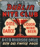 Dublin Nite Club, Dublin, Ohio Matchbook