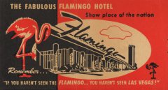 Flamingo Hotel - Las Vegas, NV Matchbook