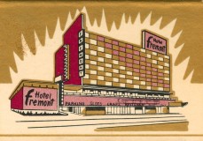 Fremont Hotel - downtown Las Vegas, NV Matchbook