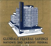 Glendale Federal Savings Matchbook