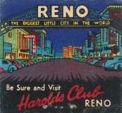 Harolds Club - 236 North Virginia St., Reno Nevada Matchbook