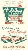 Holiday Inn of Palm Springs Matchbook